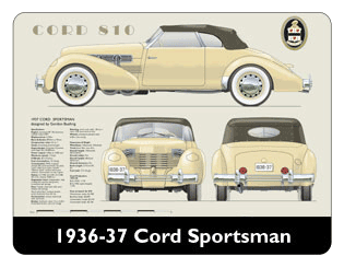Cord 810 Sportsman 1935-37 Mouse Mat